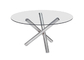 Специальный дизайн из нержавеющей стали стеклянный стол, из нержавеющей стали обеденный стол утвержден CE поставщик